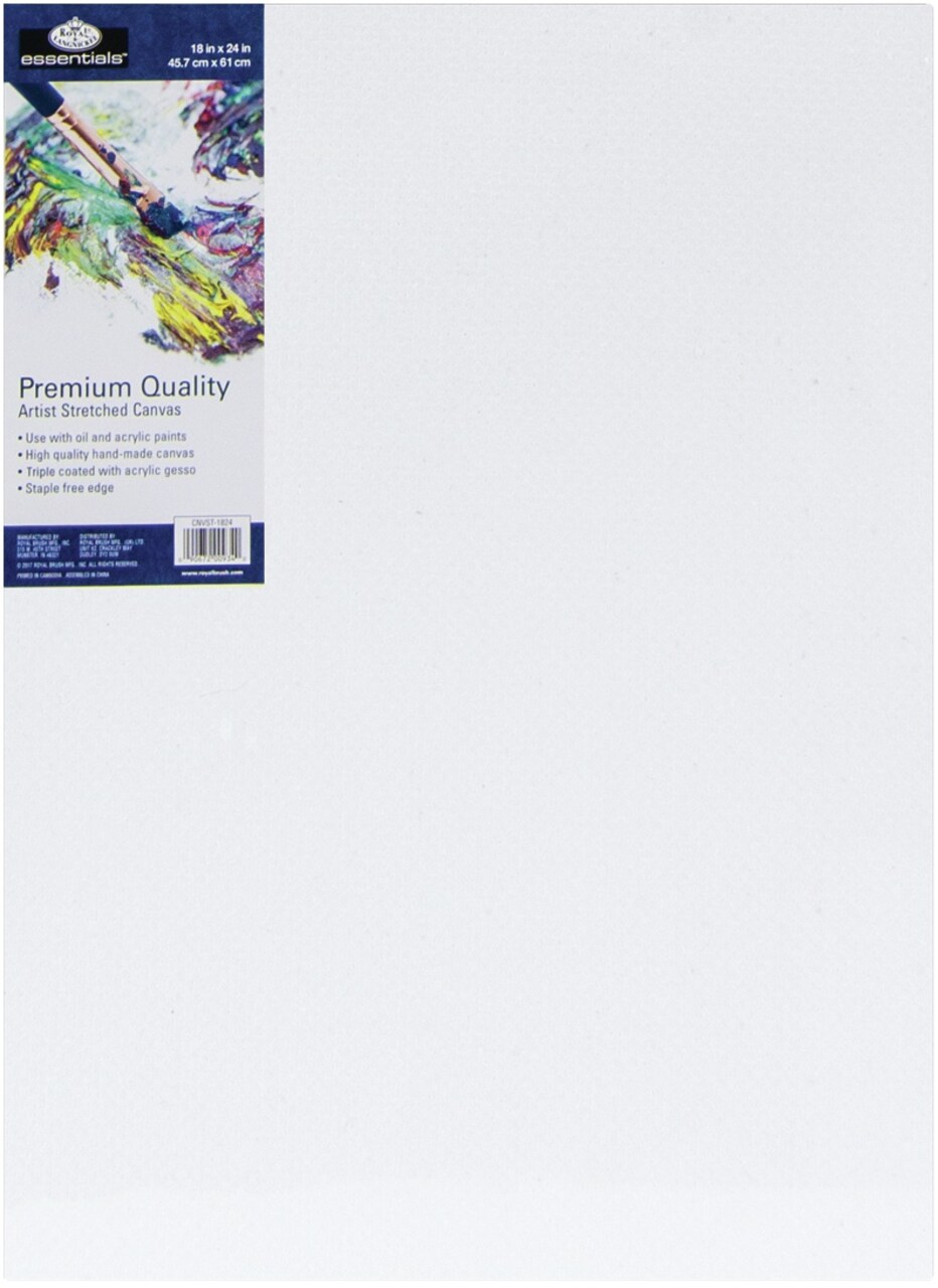 Royal Langnickel essentials(TM) Premium Stretched Canvas-18"x24"